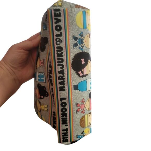 Gray Harajuku Zipper Pouch - Picture 5 of 5